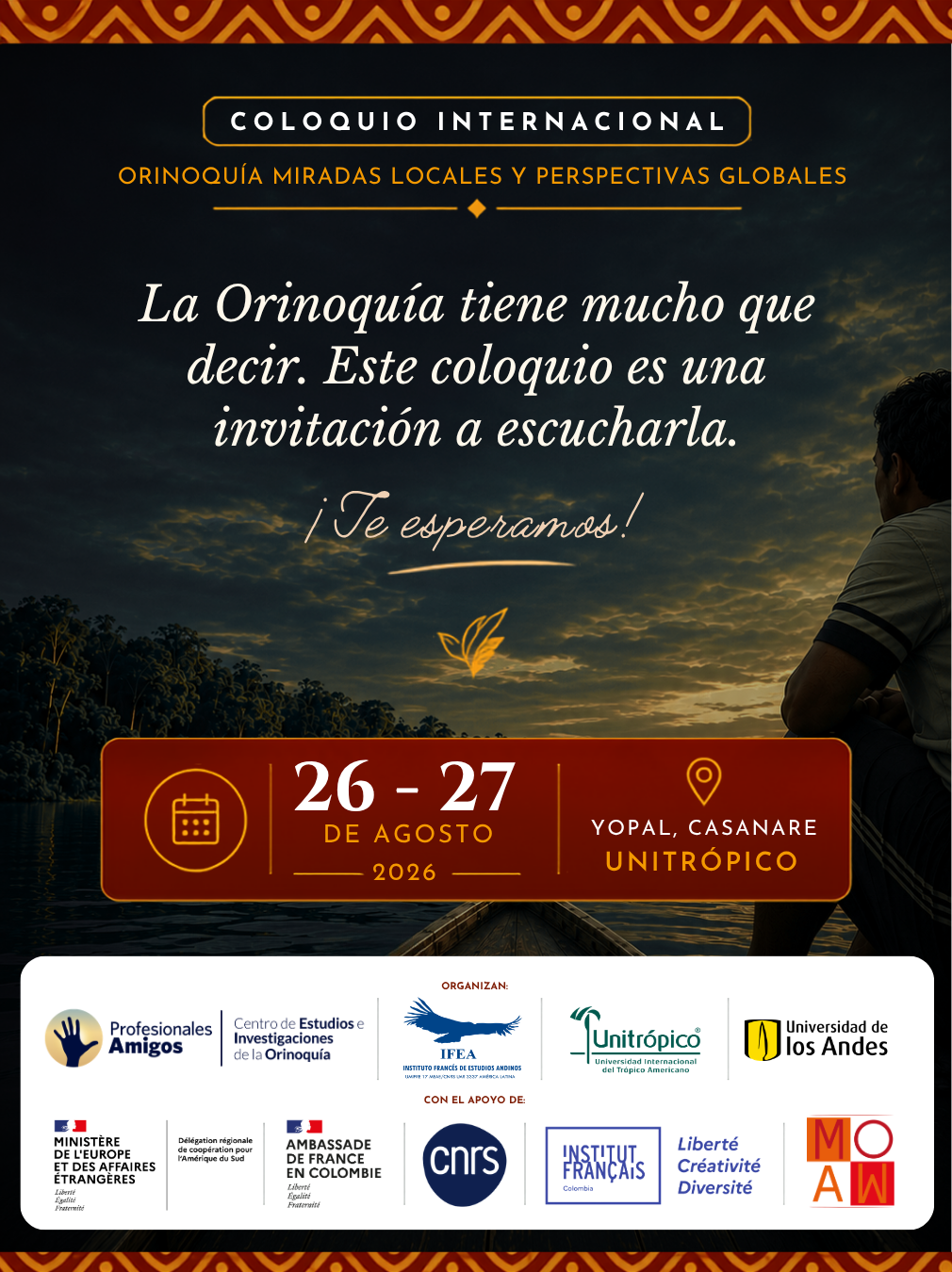 Colloque "ORINOQUÍA : Regards locaux et perspectives mondiales sur une région transnationale"