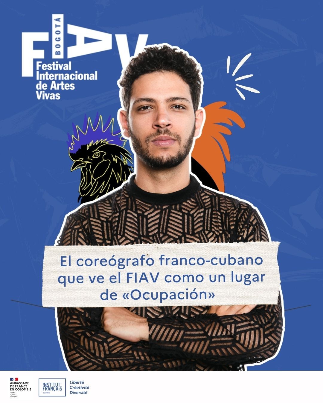 Lazaro Benitez en la FIAV con Ocupación 2